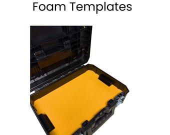 DeWalt TSTAK Standard Foam Insert Template DXF – Tool Organiser Pattern