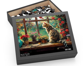 Cat Puzzle for Adults - Family Jigsaw Puzzle Game - For Cat Lovers - Unique Jigsaw Puzzle