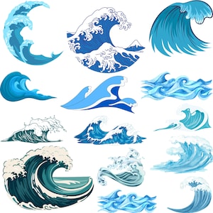 Wave svg bundle, Tidal waves svg, Nautical svg, Wave Clipart , Wave Cricut, Ocean Waves eps, Waves Silhouette, Wave Vector,