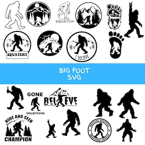 Mountains Svg, Forest Svg, Bigfoot Svg, Big foot Sign, Sasquatch Svg, Bigfoot Sticker, Sasquatch Png, Yeti Svg, Camp Bucket, Camping Svg