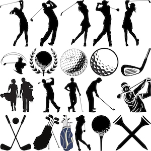 Golf svg Bundle, Golfing Design svg, Golf Cricut file, Golf Cut File, Golf Silhouette, Golf ball svg, Golf Clipart,