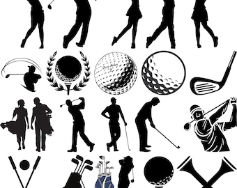 Golf svg Bundle, Golfing Design svg, Golf Cricut file, Golf Cut File, Golf Silhouette, Golf ball svg, Golf Clipart,