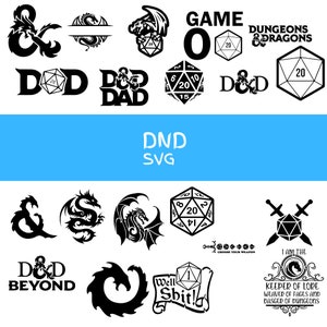 Dnd Svg Bundle, Dnd Png Bundle, Dnd Dragon SVG Designs, Dnd clipart, Dnd svg files for cricut, Dnd Dxf Bundle, Dnd Silhouette Designs