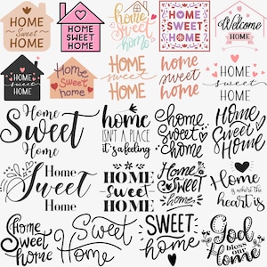 Home Sweet Home Svg Bundle, Welcome Sign Svg, Welcome Svg, Home Sweet Home Design, Sweet Home Clipart, Sweet Home Cut Files