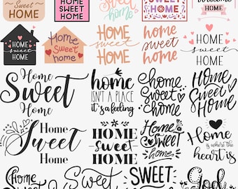 Home Sweet Home Svg Bundle, Welcome Sign Svg, Welcome Svg, Home Sweet Home Design, Sweet Home Clipart, Sweet Home Cut Files