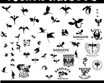 Dragon Rider Svg Bundle, Basgiath War College Svg,Fourth Wing Bundle Svg,Bookish Shirt,Romantasy Fantasy,Violet Sorrengail,files for circuit
