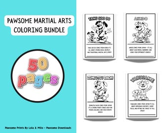 Dog Martial Arts Coloring Pages: 50 Fun Printables for Kids (PDF Download)