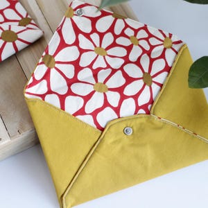 personalisiert/ 2er Set Stoffumschläge/ Geschenkverpackung/ gestickter Name/ personalisiert