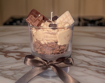 Soy wax vegan Chocolate Cheesecake Candle
