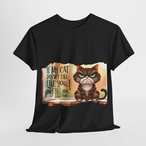 Funny Cat Lover T-Shirt: Sarcastic Feline Graphic Tee
