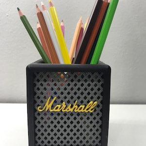 Speaker Amp Pen Pot Pencil Holder Desk Tidy Musician