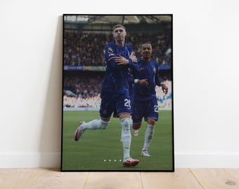 Cole Palmer Poster for Print, "Cold Palmer", Soccer Wall Art, Sports Bedroom Posters