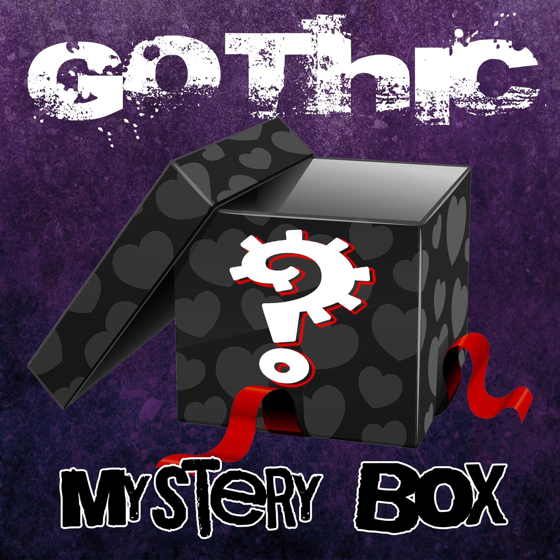 Gothic Mystery Box, Spooky Box, Horror, Lucky Dip,skull, Tik Tok