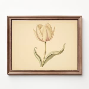 Tulip Printable Wall Art, Cozy Nursery Prints, Blush Nursery Art, Nursery Prints Neutral by Bespoke Littles