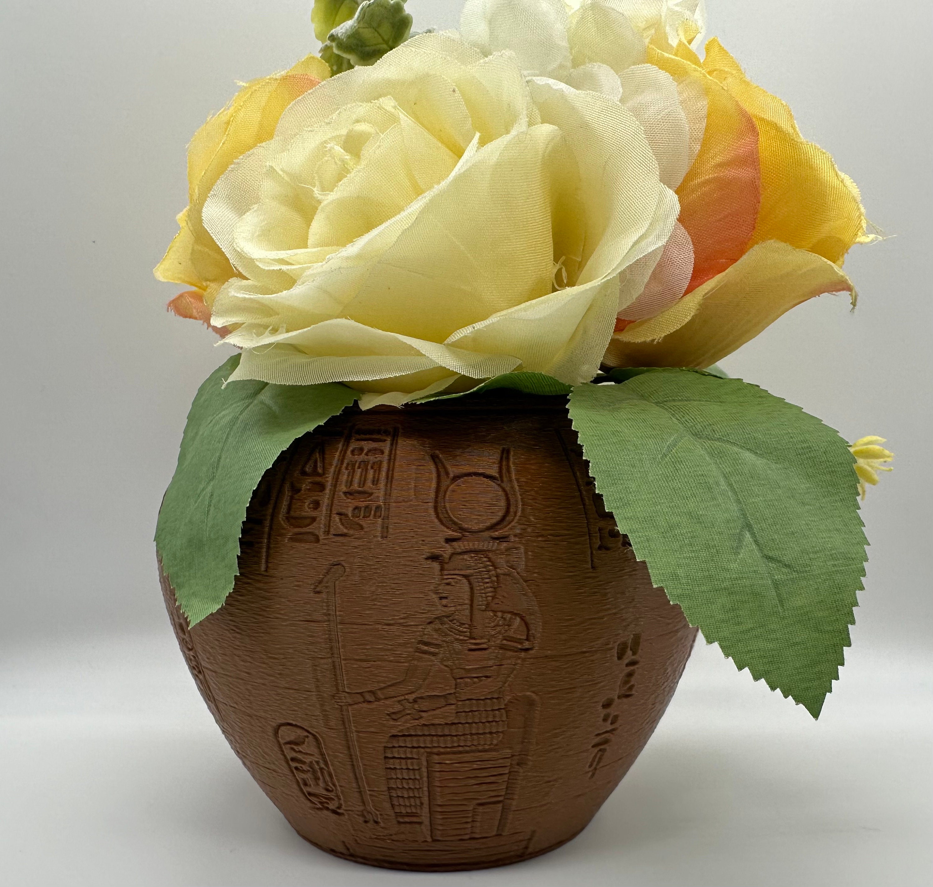 古代エジプト風植木鉢/プランター - Etsy 日本