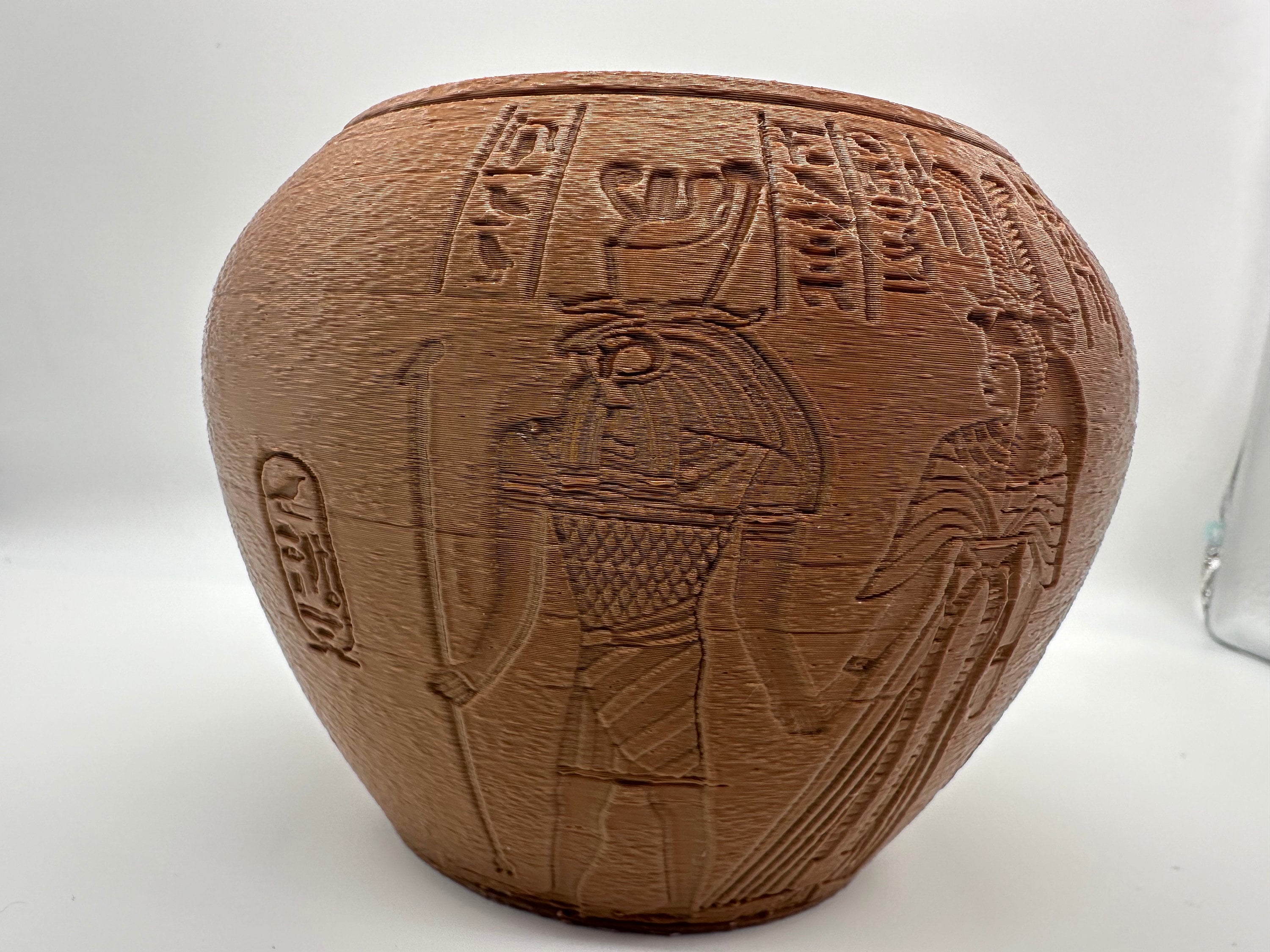 古代エジプト風陶器壺　おしゃれ 古代エジプト風陶器壺 おしゃれ