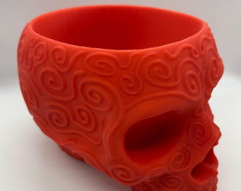 Candy Skull Vase/Pot – Unique Day of the Dead Home Décor