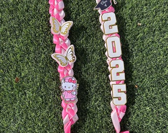 Collar de graduación personalizado con diseño de gatito rosa – Promoción de 2026