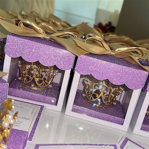 Quinceanera Explosion Box Invitations, XV Invitations, Cualquier tema disponible, Corona, Flower