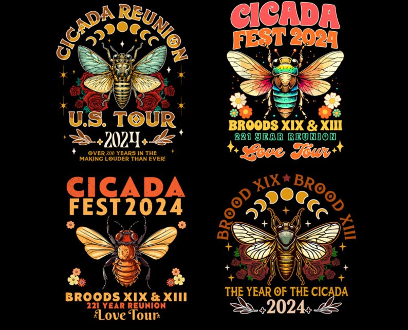 Cicada Png 2024 Cicada Reunion Tour 2024 Png Funny Cicada Concert Png
