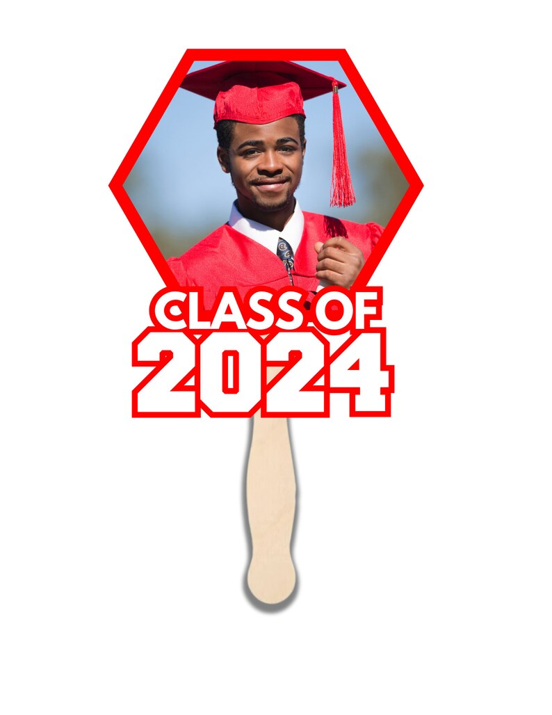 Graduation Fan Template Bundle Etsy