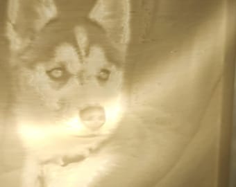 Custom Lithophane Night Light – Personalized Photo Nightlight Gift | 3D Printed Lamp | Memorial, Pet, Baby, Wedding Keepsake