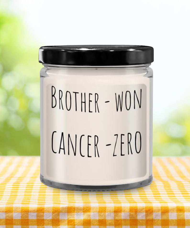 Candle for Cancer Survivor, Survivor Gift, Cancer Free Gift for Man