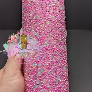 Pink Rhinestone Tumbler 20 oz