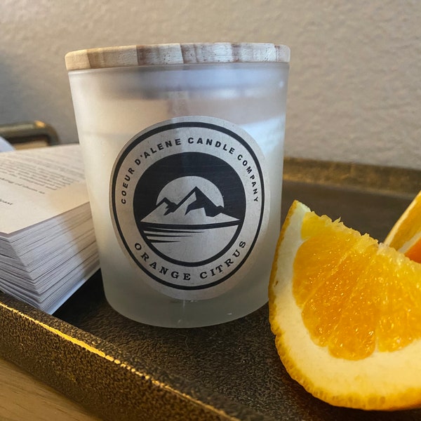 Organic Soy Wax Orange Citrus Candle