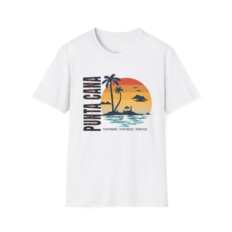 Punta Cana Beach T-Shirt: Dominican Republic Travel Tee White