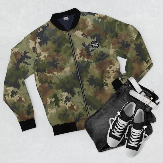 Camo Bomber Jacket: Unisex Urban Camouflage Outerwear