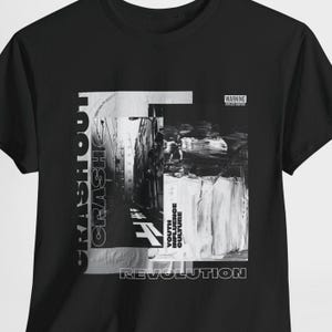 Grunge Skater-tröja: Varning för explicit innehåll, överdimensionerad passform