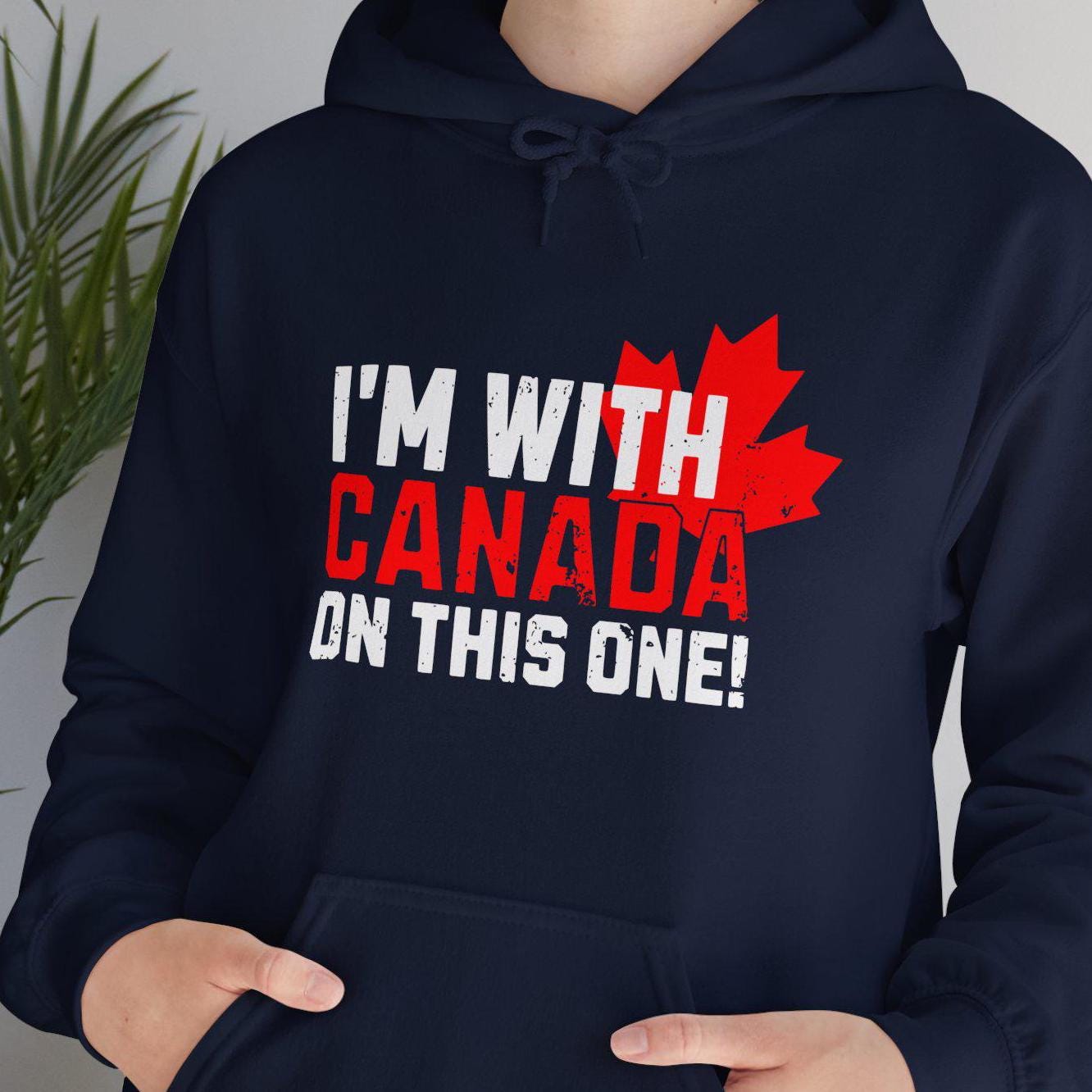 Pullover Maple Leaf Canada Hoodie Uk Elbows Up Canada Hoodie