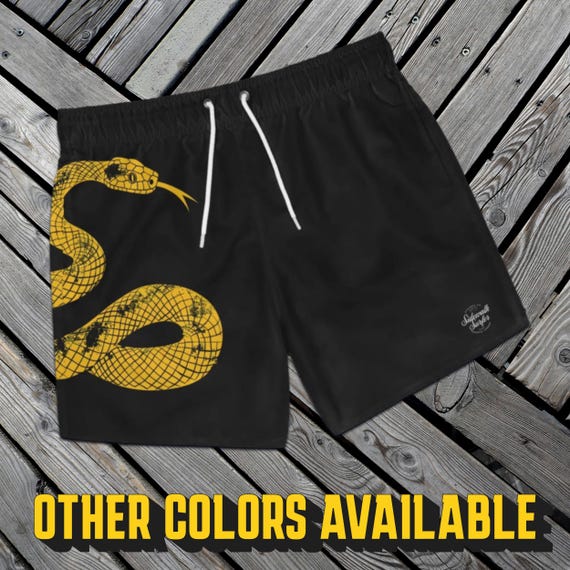 Snake Swim Trunks: Men's Quick Dry Reptile Shorts - Etsy