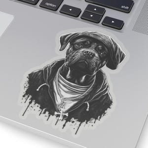 Boxer Dog Sticker: Hoodie, Laptop Decal, Dog Mom Gift