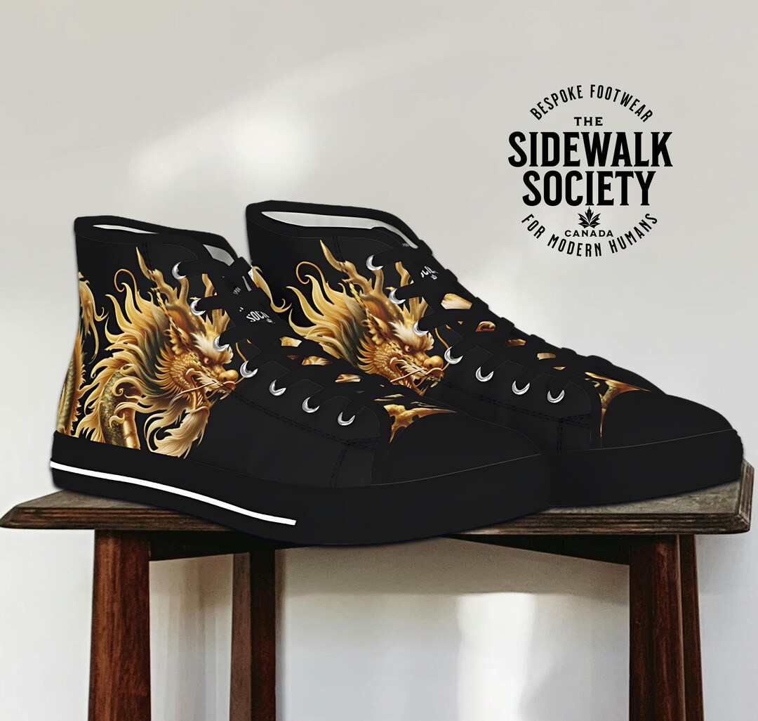 Sneakers alte Gold Dragon: scarpe cinesi unisex Italia