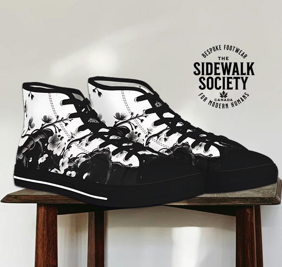 Sneakers unisex con fiori di ciliegio, scarpe floreali a tema