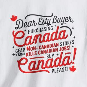 Elbows Up Canada TShirt BUY CANADA! Please Buy Gear FROM Canadians, Canada Not For Sale, Unisex Tee, Tariff War, Buy Canada