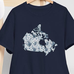 Camiseta con mapa de Canadá, camiseta unisex de estilo chinoiserie de Canadá, camiseta canadiense, propiedad canadiense, regalo de Canadá, camiseta unisex, camiseta de camionero, Save Canada