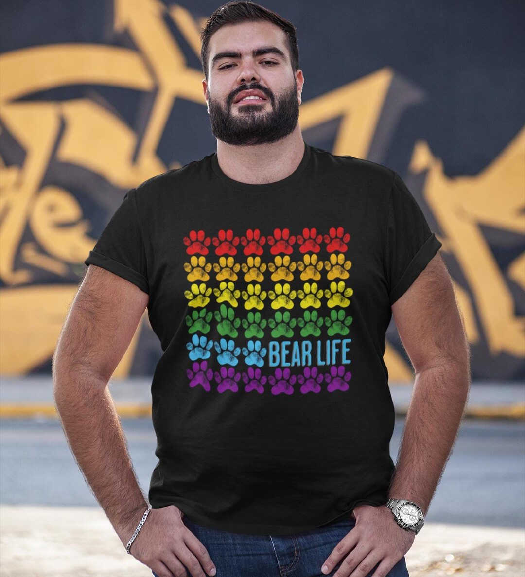 Cub Lgbt Example LGBTQ Bear Pride T-shirt, Gay Bear & Cub Tee, Proud Bear Shirt, Bear ...