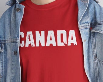 T-shirt Canada en détresse : T-shirt unisexe Canadian Pride