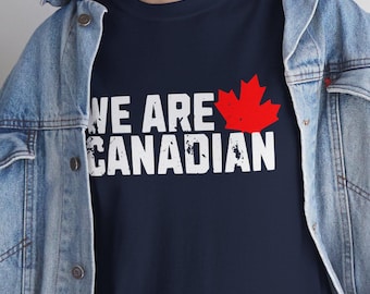 Camiseta "Somos Canadienses": Orgullo de la Hoja de Arce, unisex