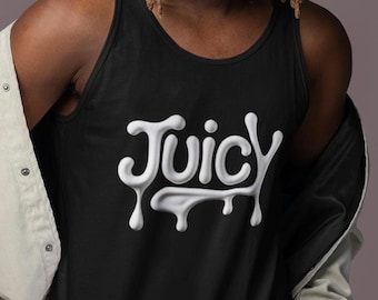 Juicy LGBT Pride Tank Top: Unisex Summer Festival Shirt