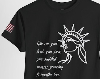 Camiseta prodemocracia de la Estatua de la Libertad: camiseta de protesta anti-Trump
