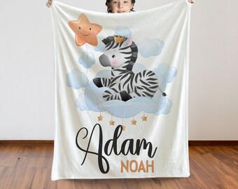Custom Horse Baby Blanket, Boy Rodeo Silhouette Name Blanket, Baby Throw,  Cowboy Baby Gift, Minky Baby, Western Blanket Gift, Farm Baby Boy - Etsy Zebra Print &amp;ポルカドットBaby Blanket ( Personalized ) Baby Blanket