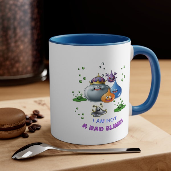 I'm not a bad slime! Dragon quest, slimes, anniversary gifts, gift for Dragon Quest fans, video game, Mug 11oz