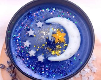 Cosmic dream candle, lavender+chamomile candle, candle gift, lavender gift, lavender candle gift, chamomile gift, chamomile candle gift, spa