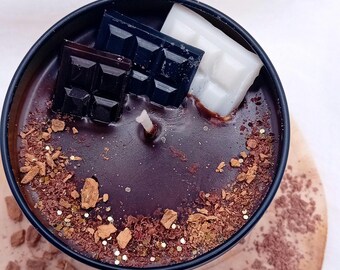 Dark and delicious candle, chocolate candle, candle gift, chocolate gift, chocolate candle gift