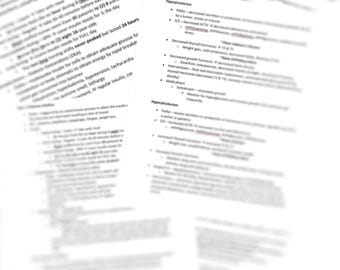 Endocriene studiegids Med Surg