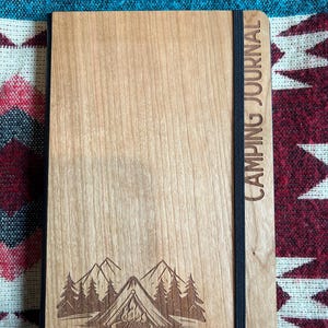 RV CAMPING JOURNAL journal notebook camping log rv accessories camping a5 notebook rv gift notebook personalized camping gift